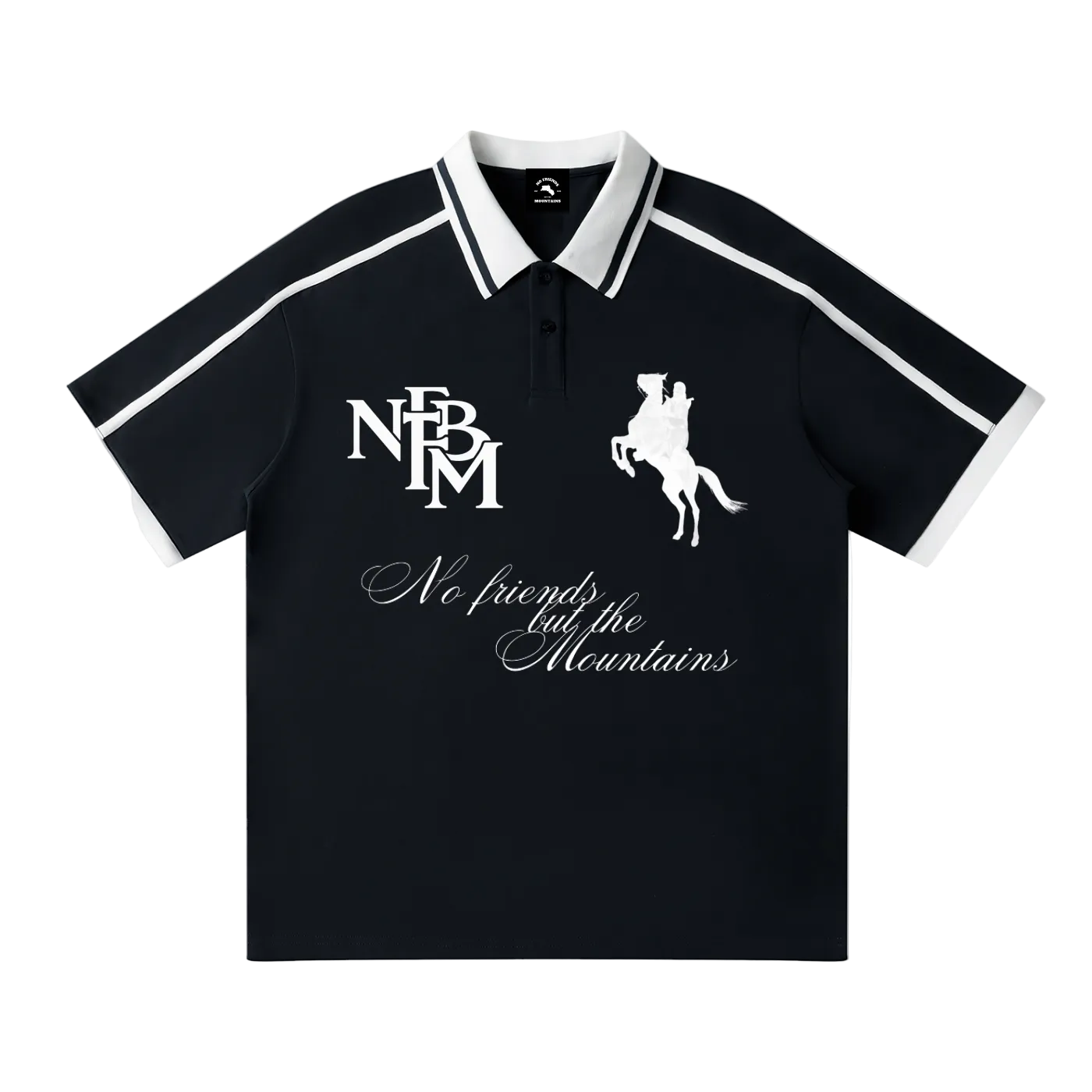 BLACK NFBTM POLO