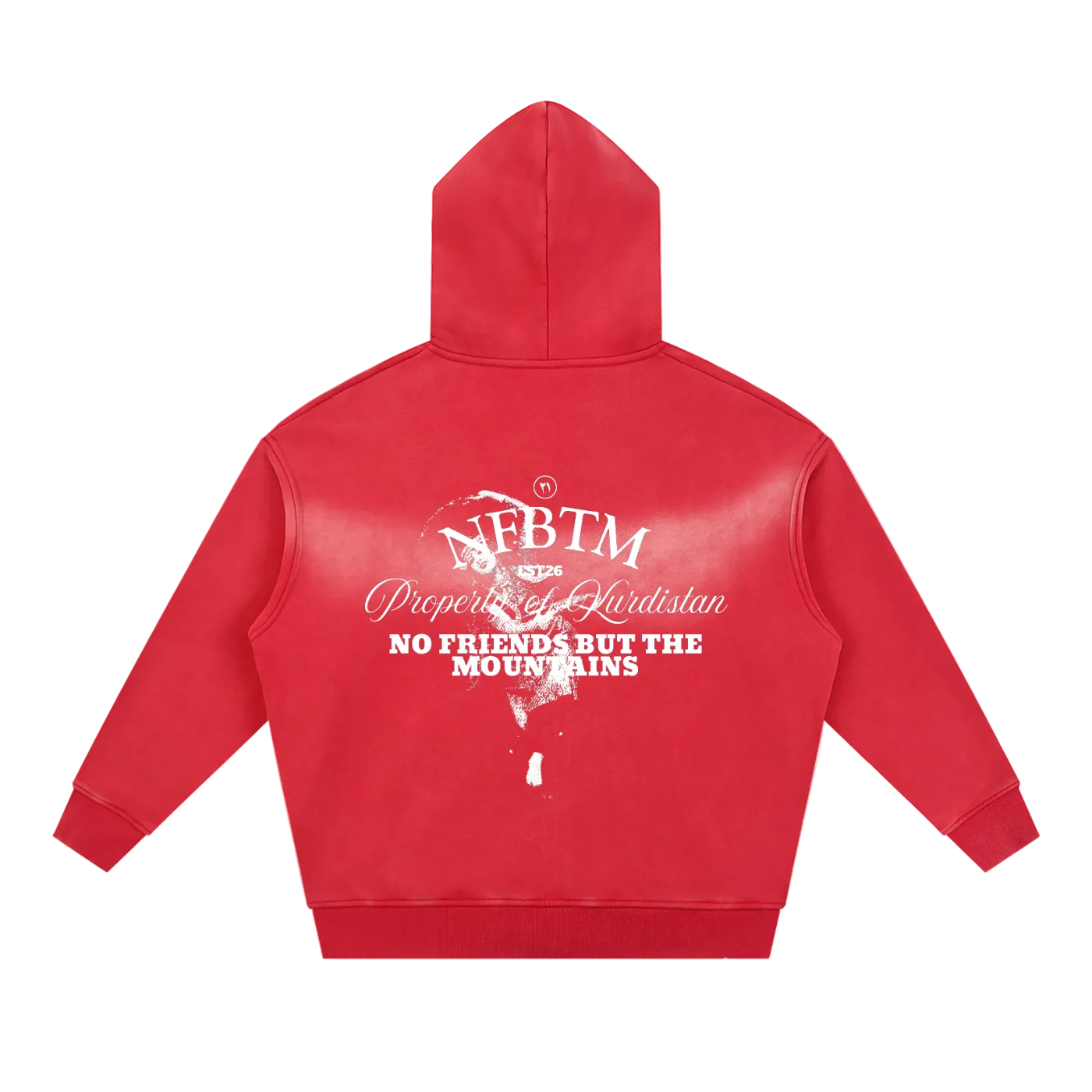 RED SUN FADED ZIPUP