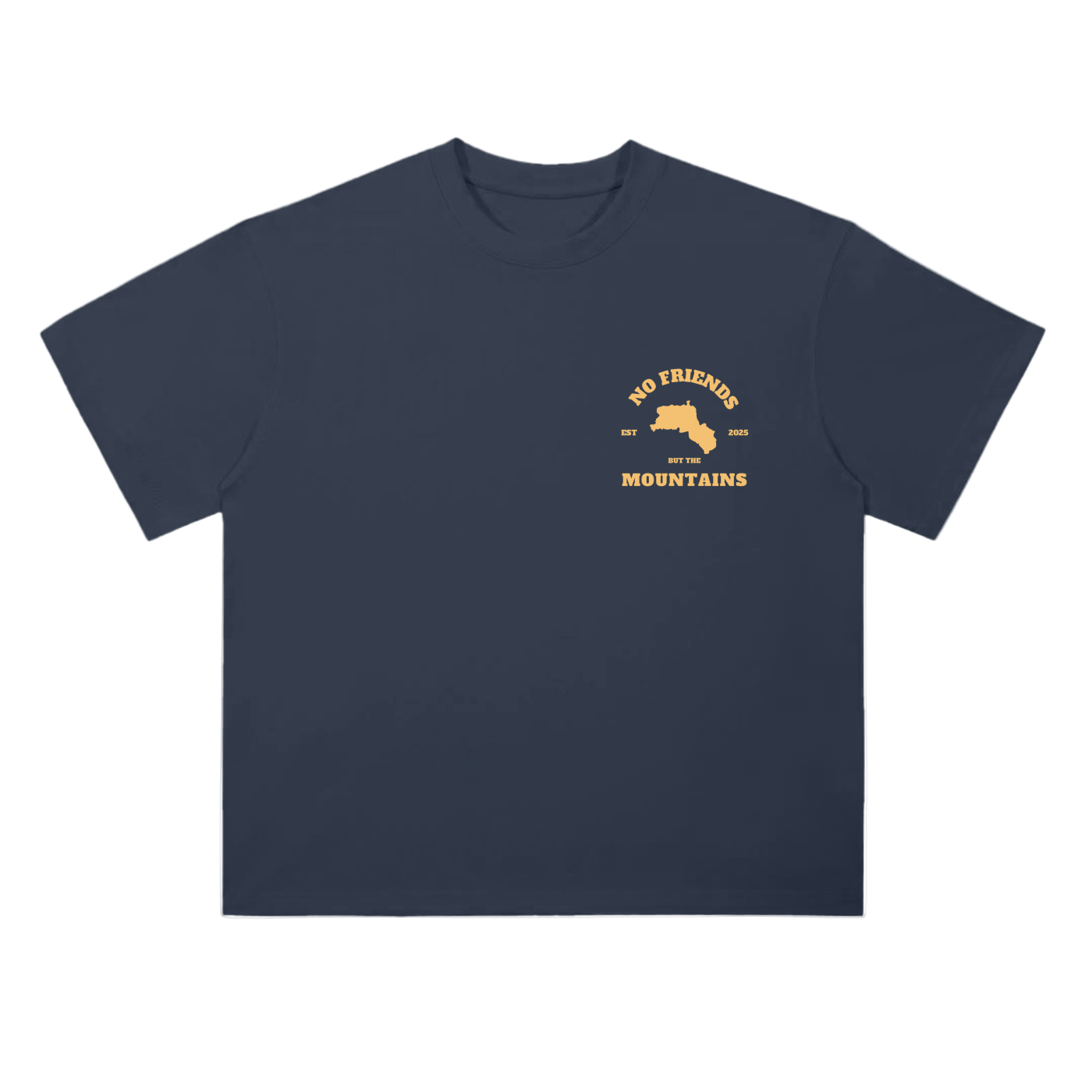 NAVY BACKPRINT TEE