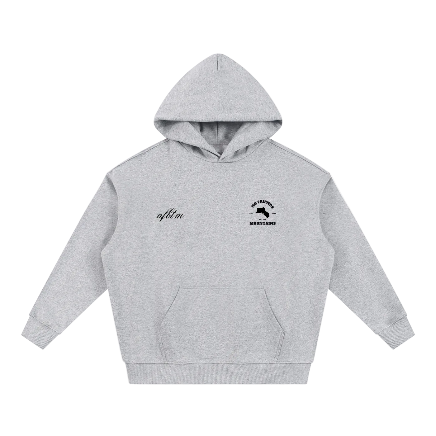 GREY NFBTM HOODIE