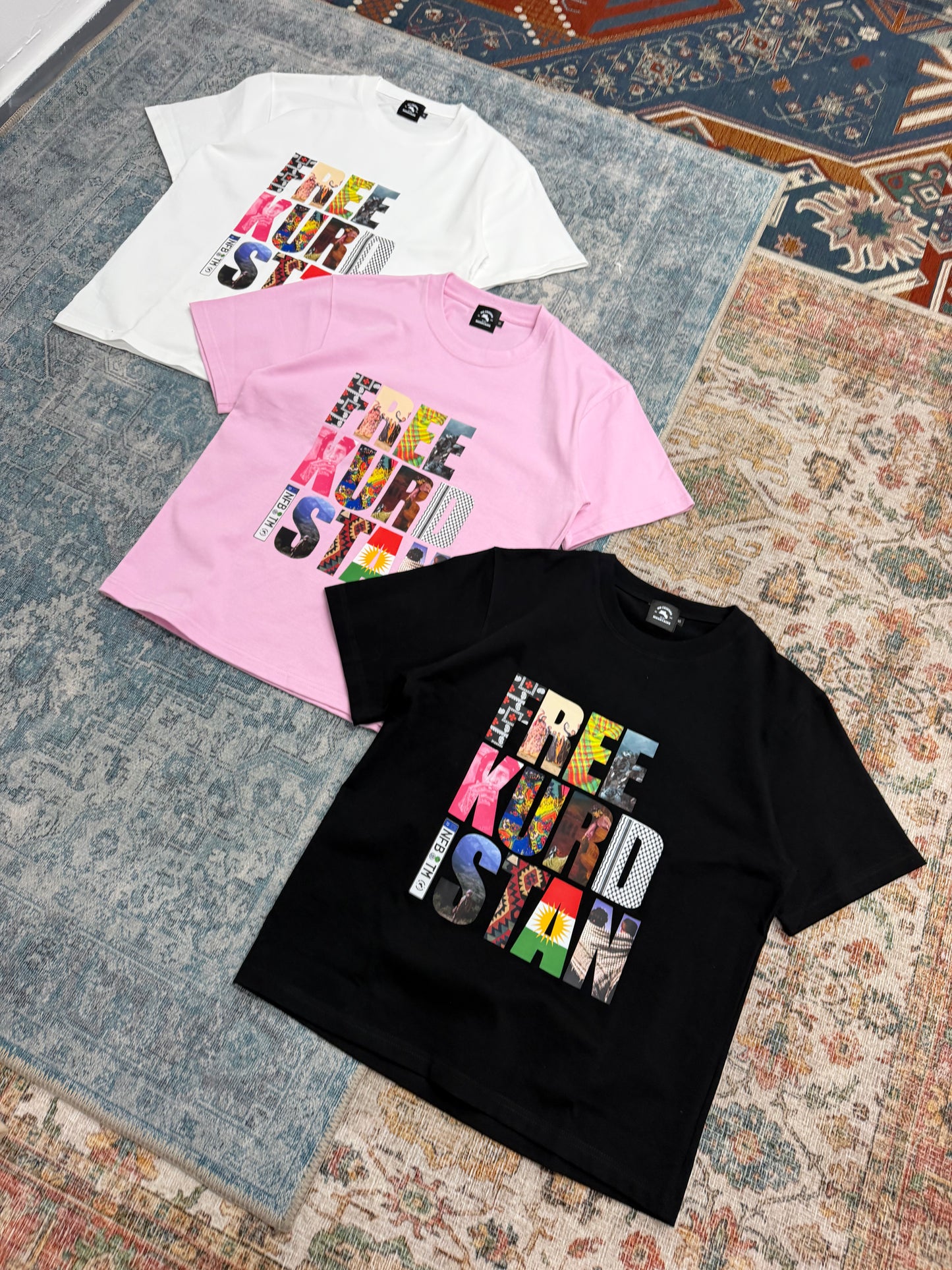 PINK FREE KURDISTAN TEE