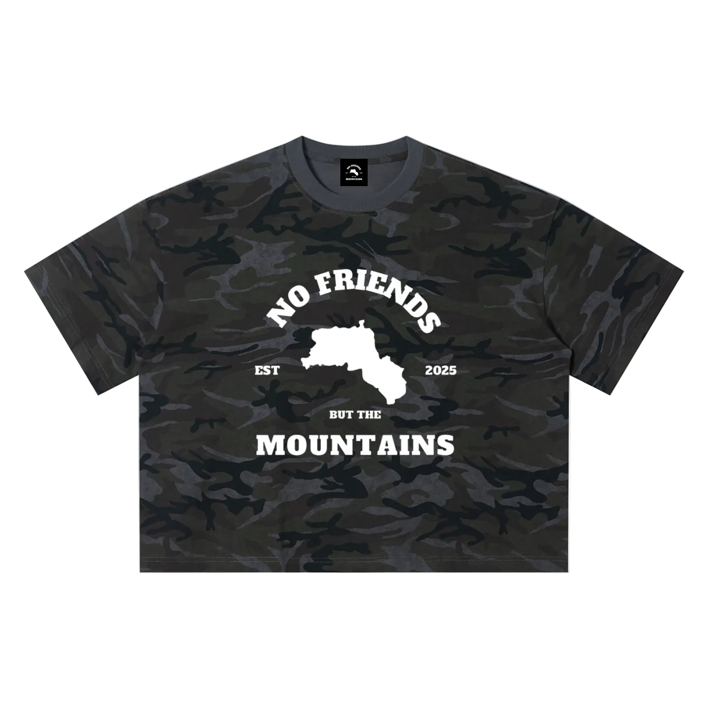 CROPPED CAMO TEE
