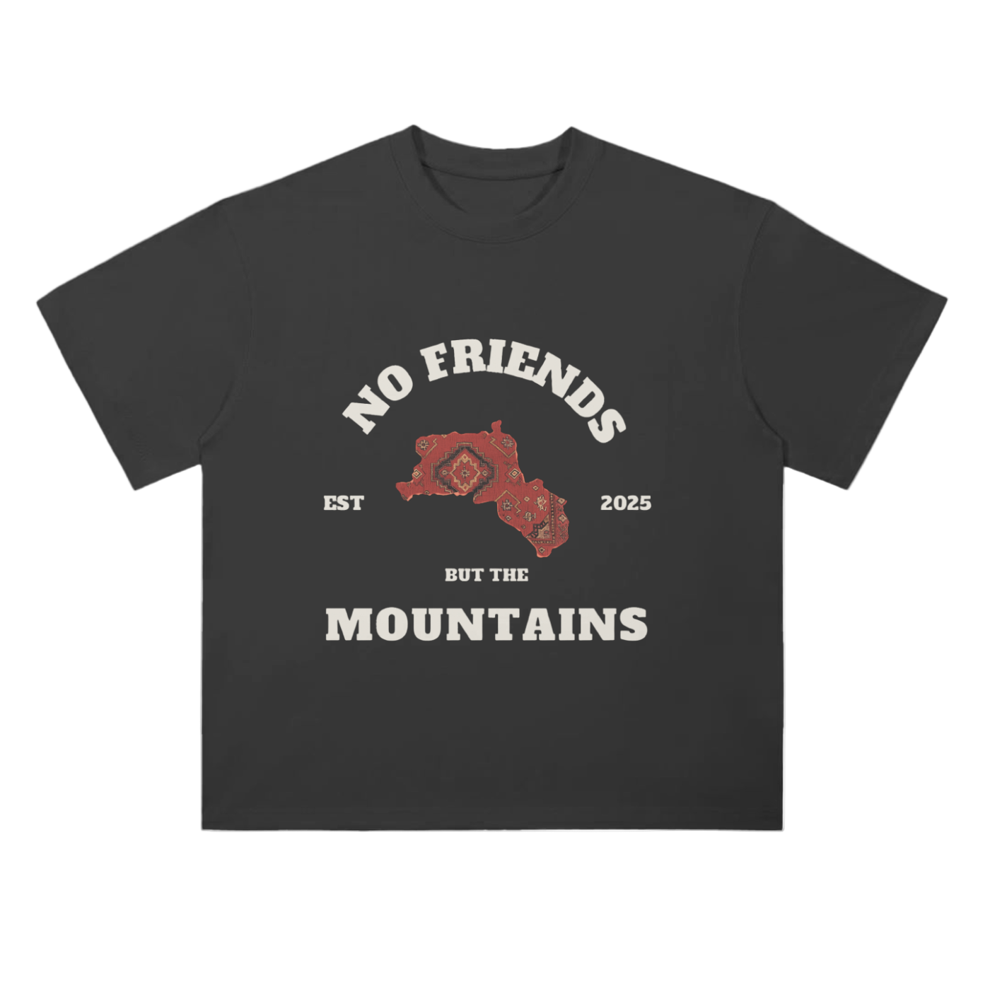 BLACK KURDISH RUG TEE