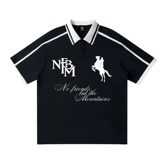 BLACK NFBTM POLO