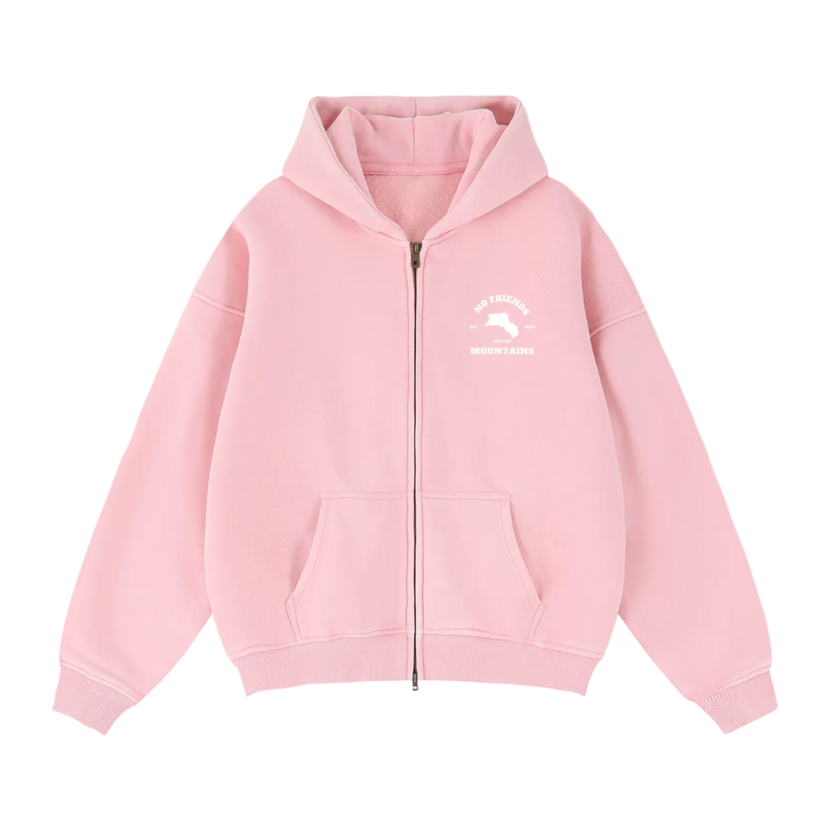 PINK BACKPRINT ZIPUP