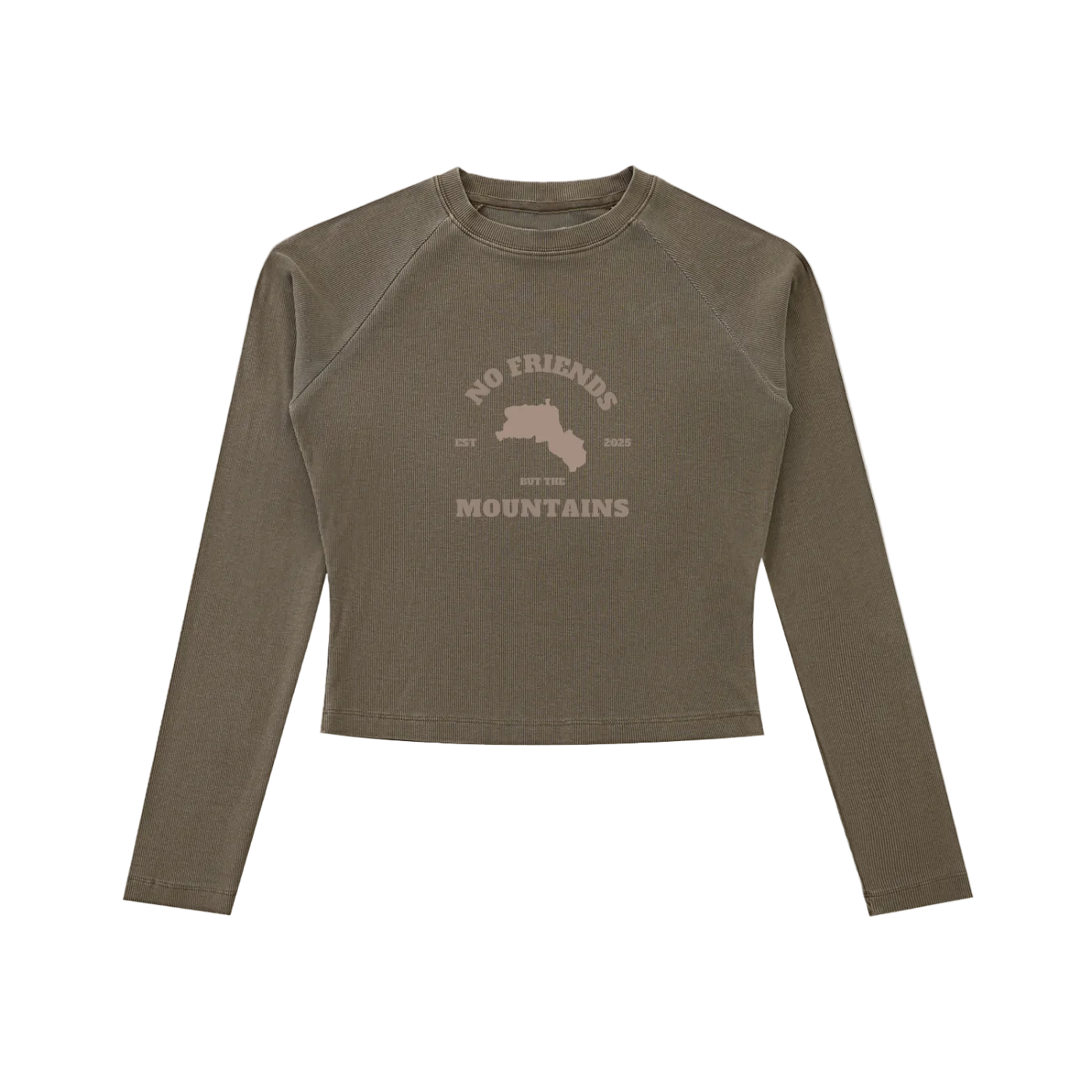 BROWN LONG SLEEVE WMNS TOP