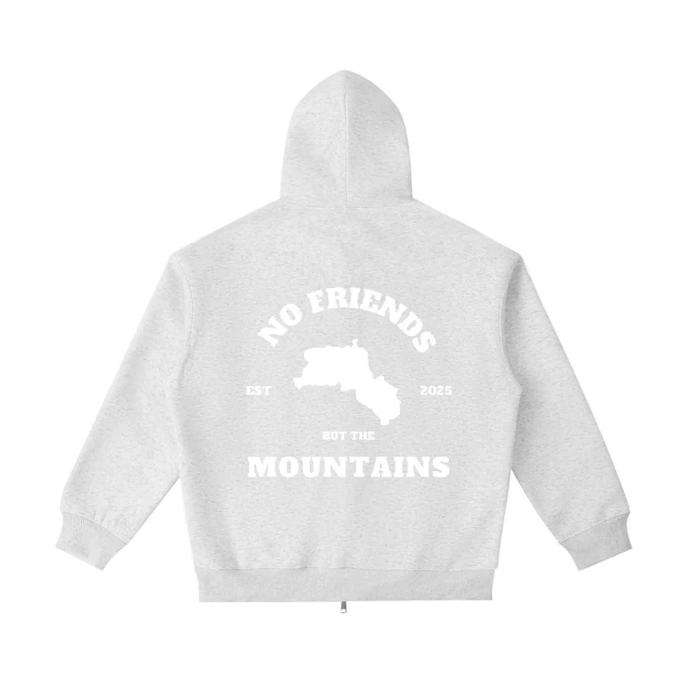 GREY NFBTM ESSENTIALS ZIP UP