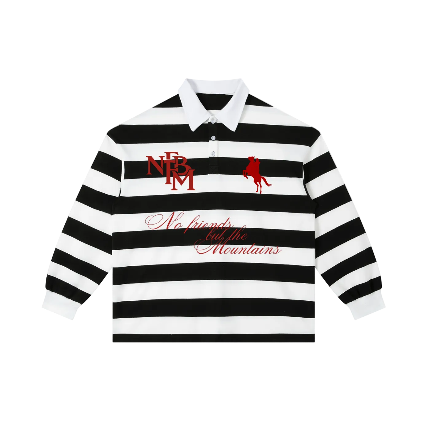 BLACK STRIPE POLO