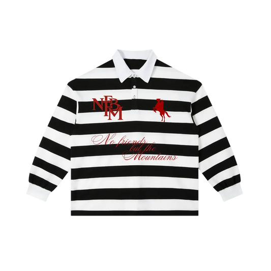 BLACK STRIPE POLO