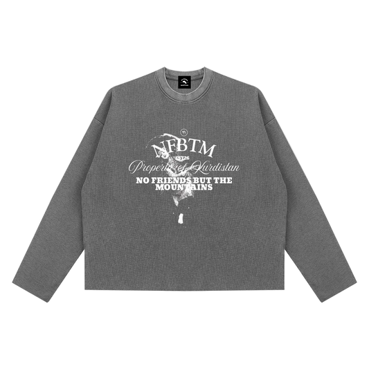 GREY WAFFLE LONG SLEEVE