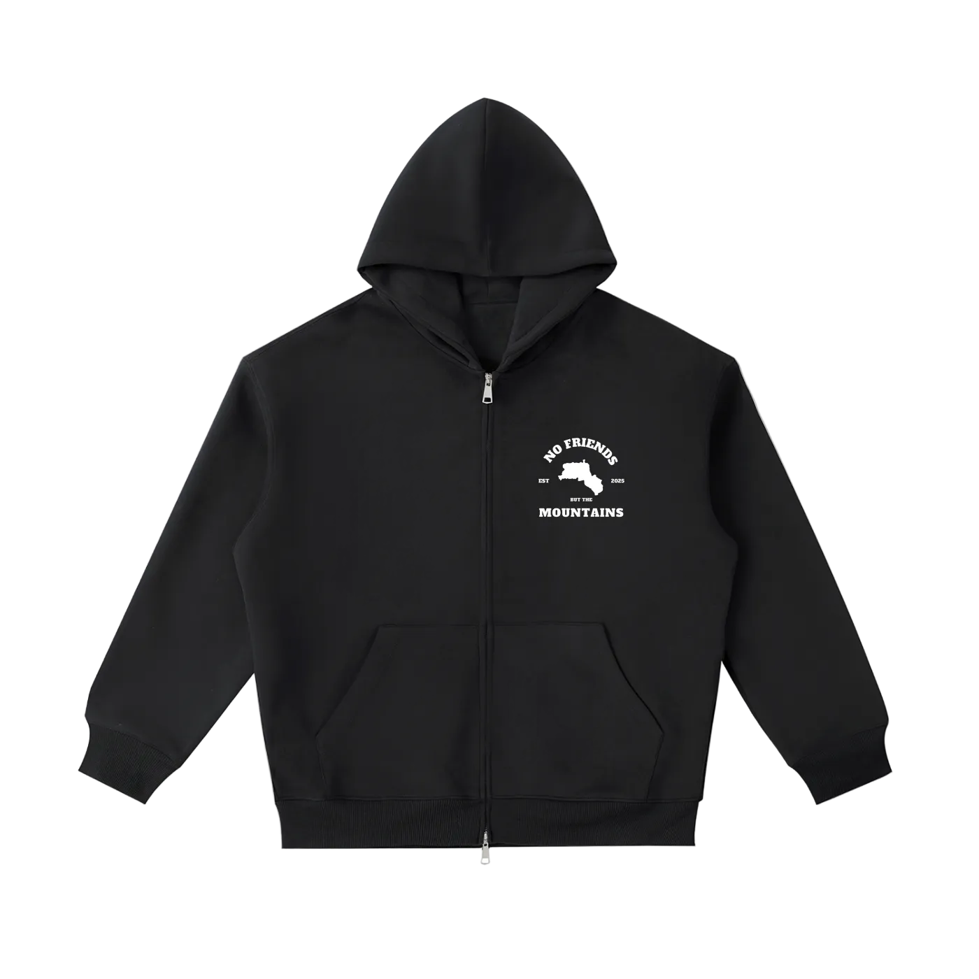 BLACK NFBTM ESSENTIALS ZIP UP