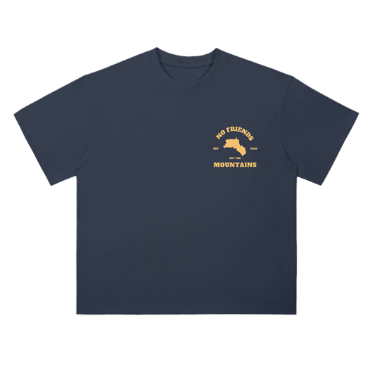 NAVY BACKPRINT TEE