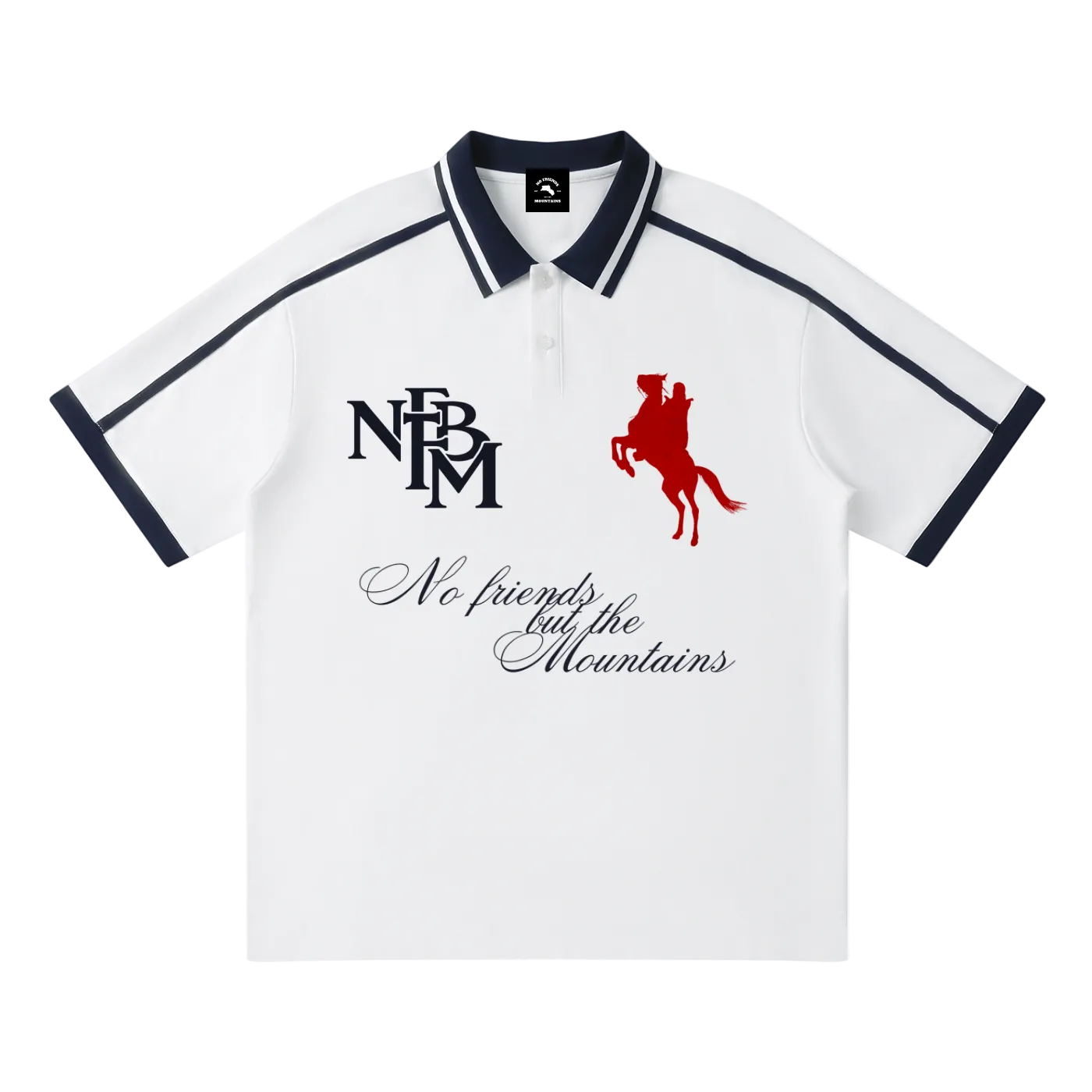 WHITE NFBTM POLO