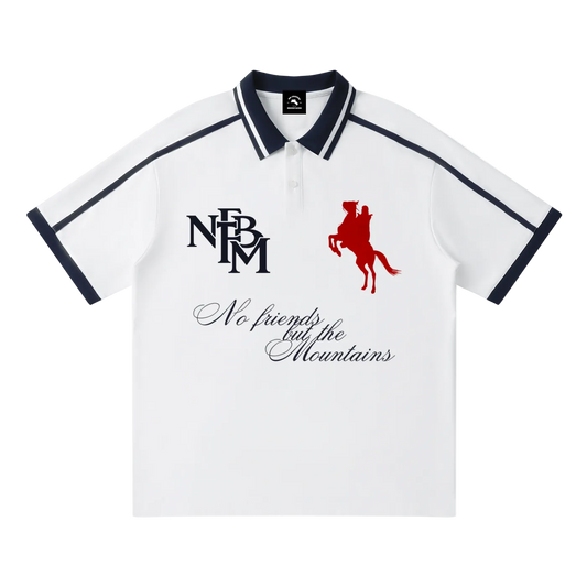 WHITE NFBTM POLO