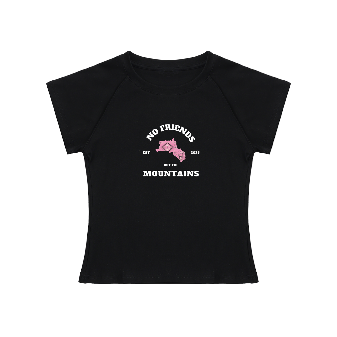 WMNS BABY PINK RUG PRINT TOP