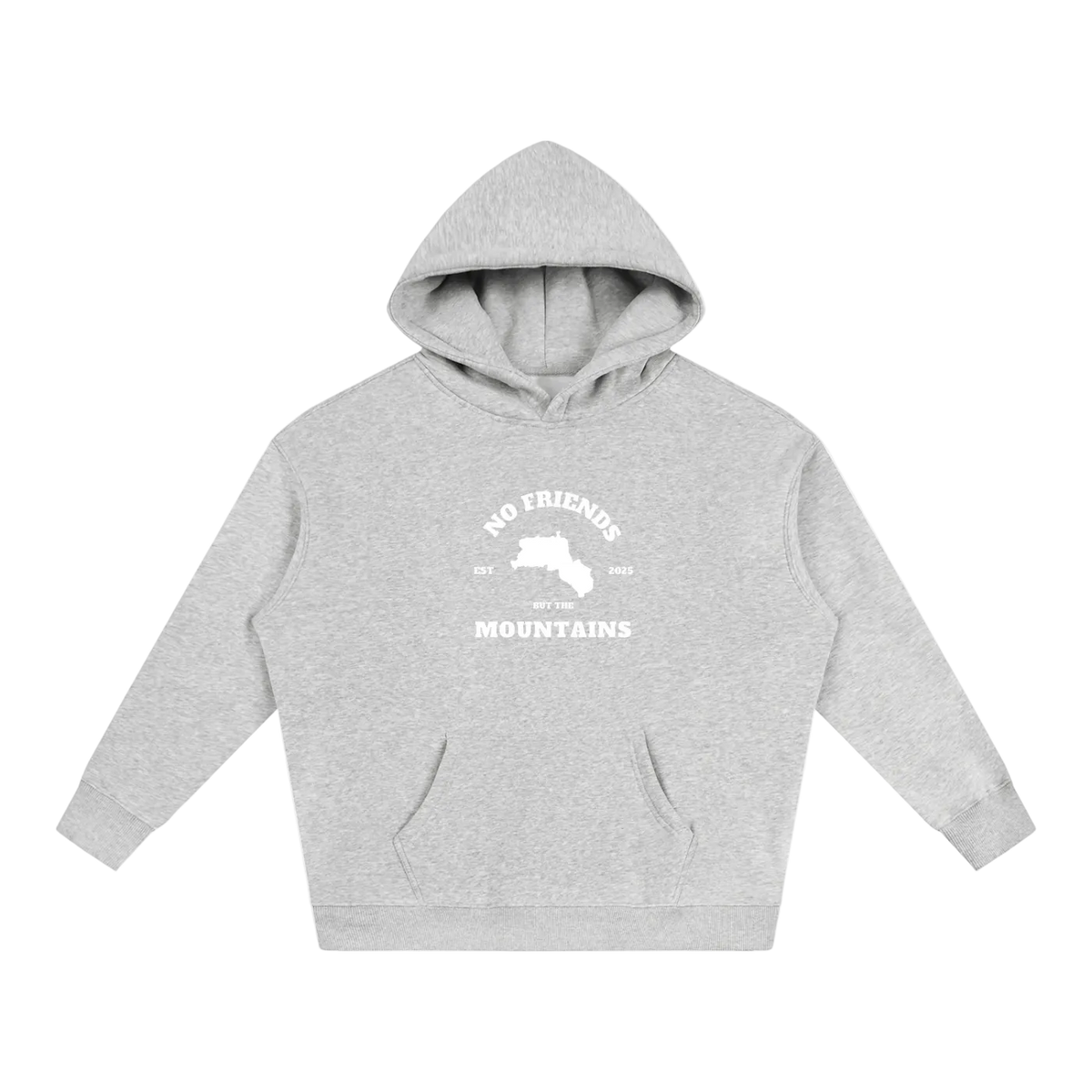 GREY OG LOGO HOODIE