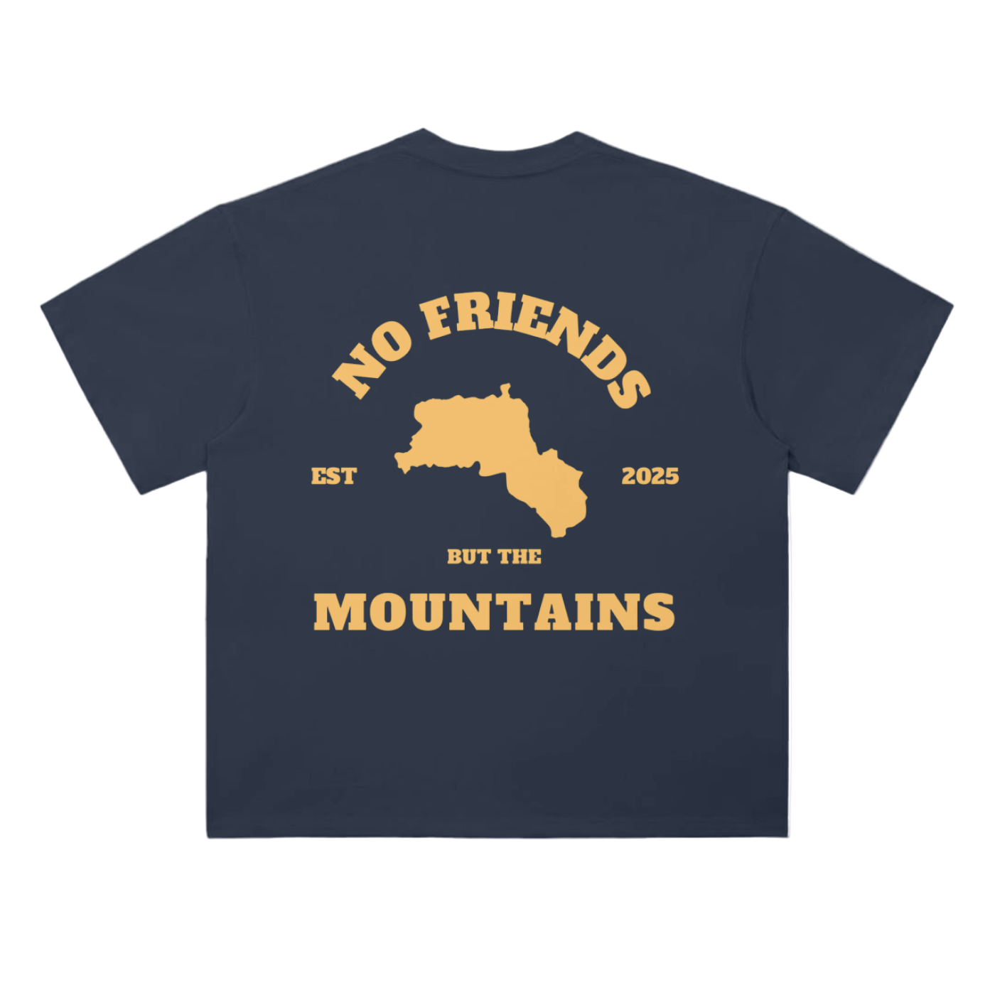 NAVY BACKPRINT TEE
