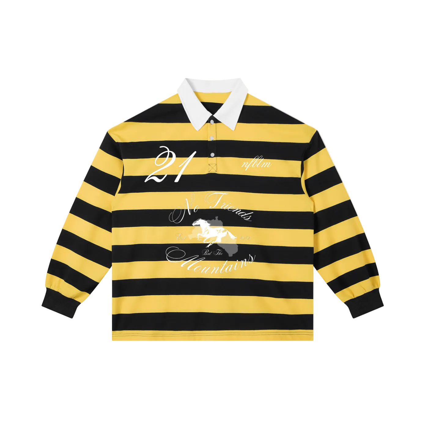 YELLOW STRIPE POLO