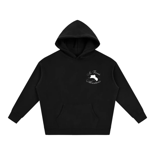 BLACK BACKPRINT HOODIE