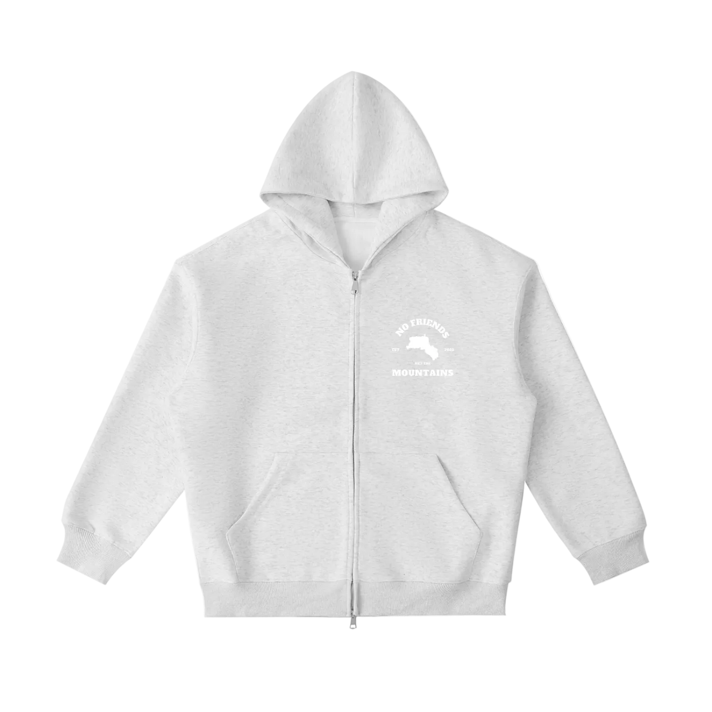 GREY NFBTM ESSENTIALS ZIP UP